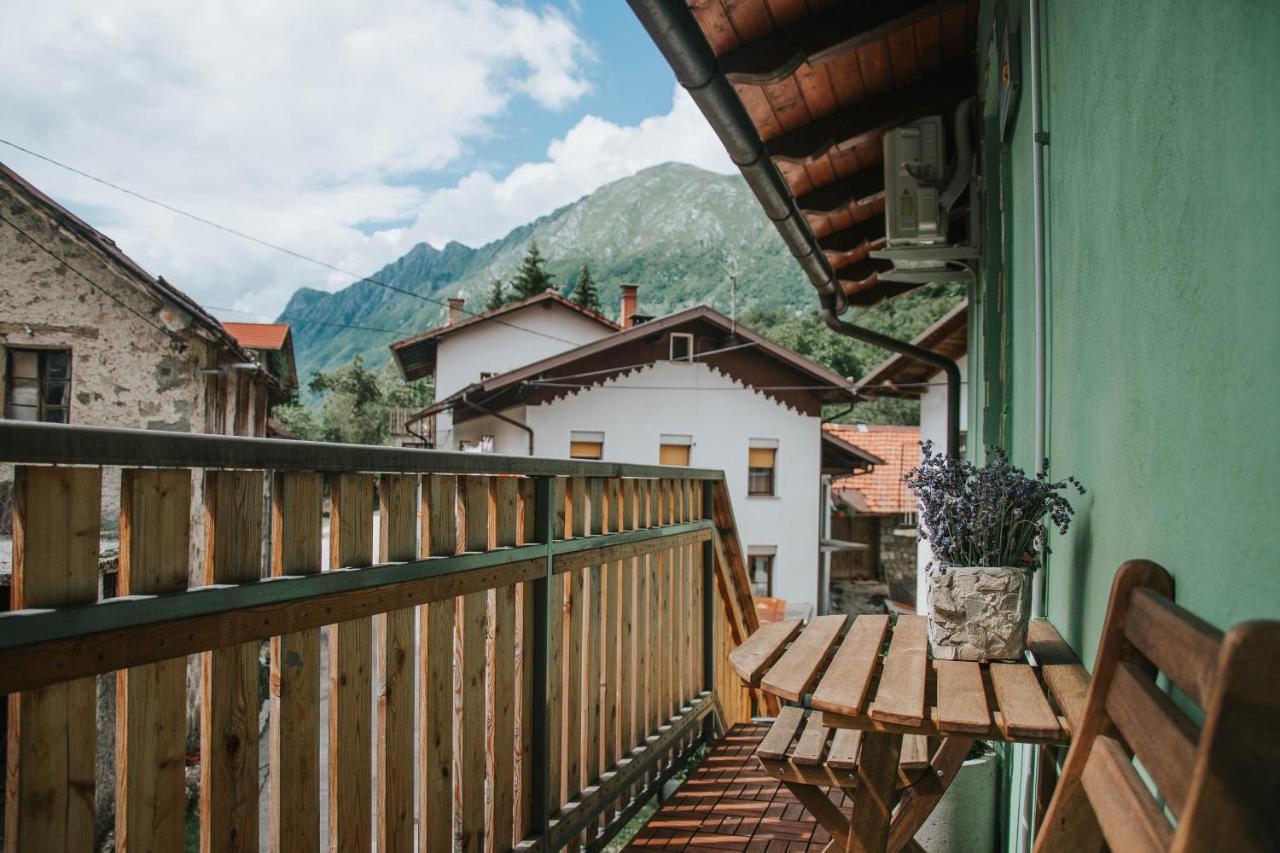 Apartma Metija Lux Z Savno Kobarid Exteriér fotografie